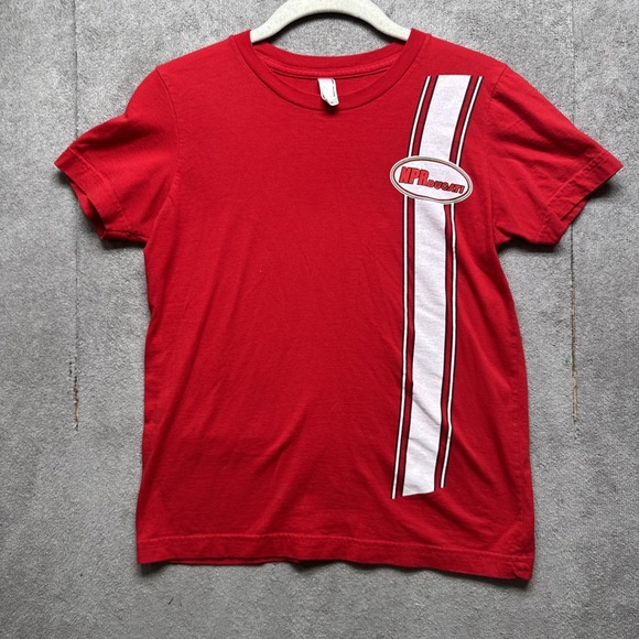 american apparel Youth T Shirt 12‎ NPR Ducati Red Racing Car Short Sleeve - Picture 2 of 9